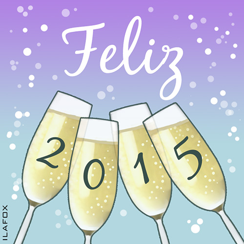 feliz 2015, happy 2015, taças batendo, brinde, champanhe, fim de ano, reveillon