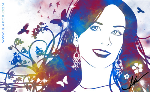 header cabeçalho vetorial colorido by ila fox