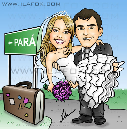 amor es caricaturas. caricatura colorida casal