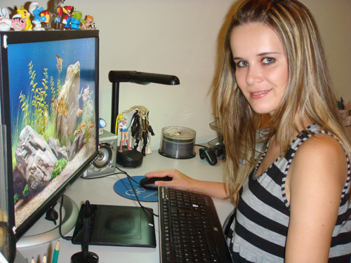 escrivaninha da Ila Fox de trabalho em Belo Horizonte
