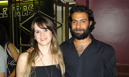 Beber & HQ 06 no afé com letras em BH, Ila Fox e Rafael Coutinho