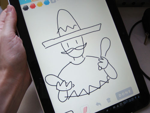 Jogando Draw Something, Draw Something, foto by ila fox