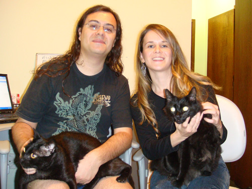 ila fox, ricbit, miucho e vinil, foto de familia