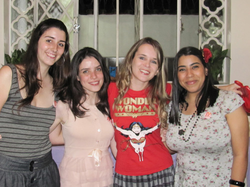 Ila Fox, Luciana Cafaggi, Mariamma Fonseca, Samanta Coan, Ladys Comics, foto