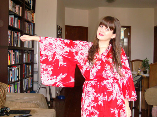 yukata vermelho, by ila fox