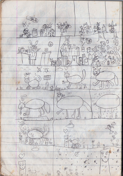 garatuja 6 anos histórinha do gato gigante by ila fox