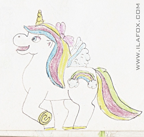 Querido poney, Little Pony, Rainbow Dash, desenho digital