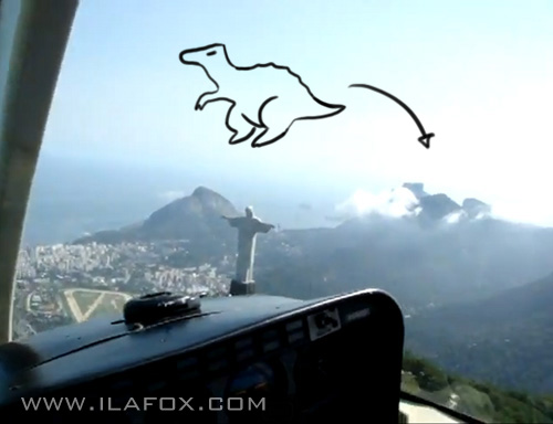 Pareidolia da Ila no céu do Rio de Janeiro