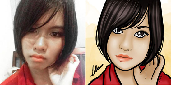retratos personalizados, retratos para avatar, Selfless Portraits, yotaka, thailand, by ila fox