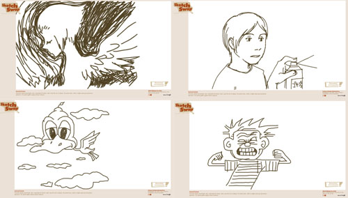 Ilustrações do Sketch Swap