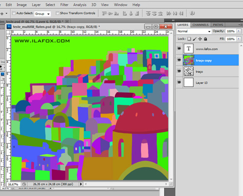 multifill, flatten, Bpelt, preenchimento automático de cores, plugin de preenchimento de cores, plugin, photoshop, by ila fox