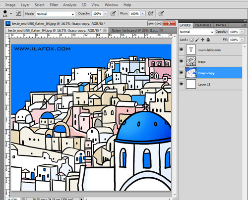 multifill, flatten, Bpelt, preenchimento automático de cores, plugin de preenchimento de cores, plugin, photoshop, by ila fox