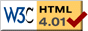 Valid HTML 4